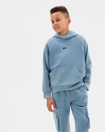 Australian Cotton Blend Washed Popover Sweat Top