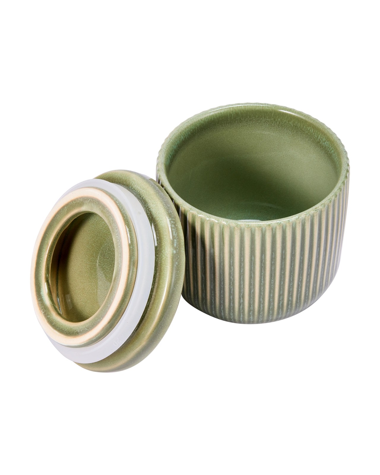 Anko Small Green Linear Canister 2 of 4
