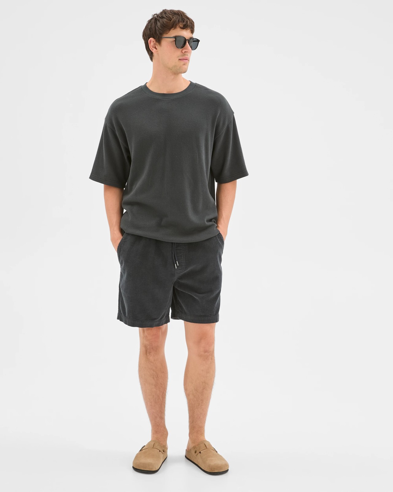 Commons Corduroy Shorts - Washed Black 3 of 6