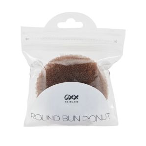 Round Donut Bun, Brown - OXX Haircare product image