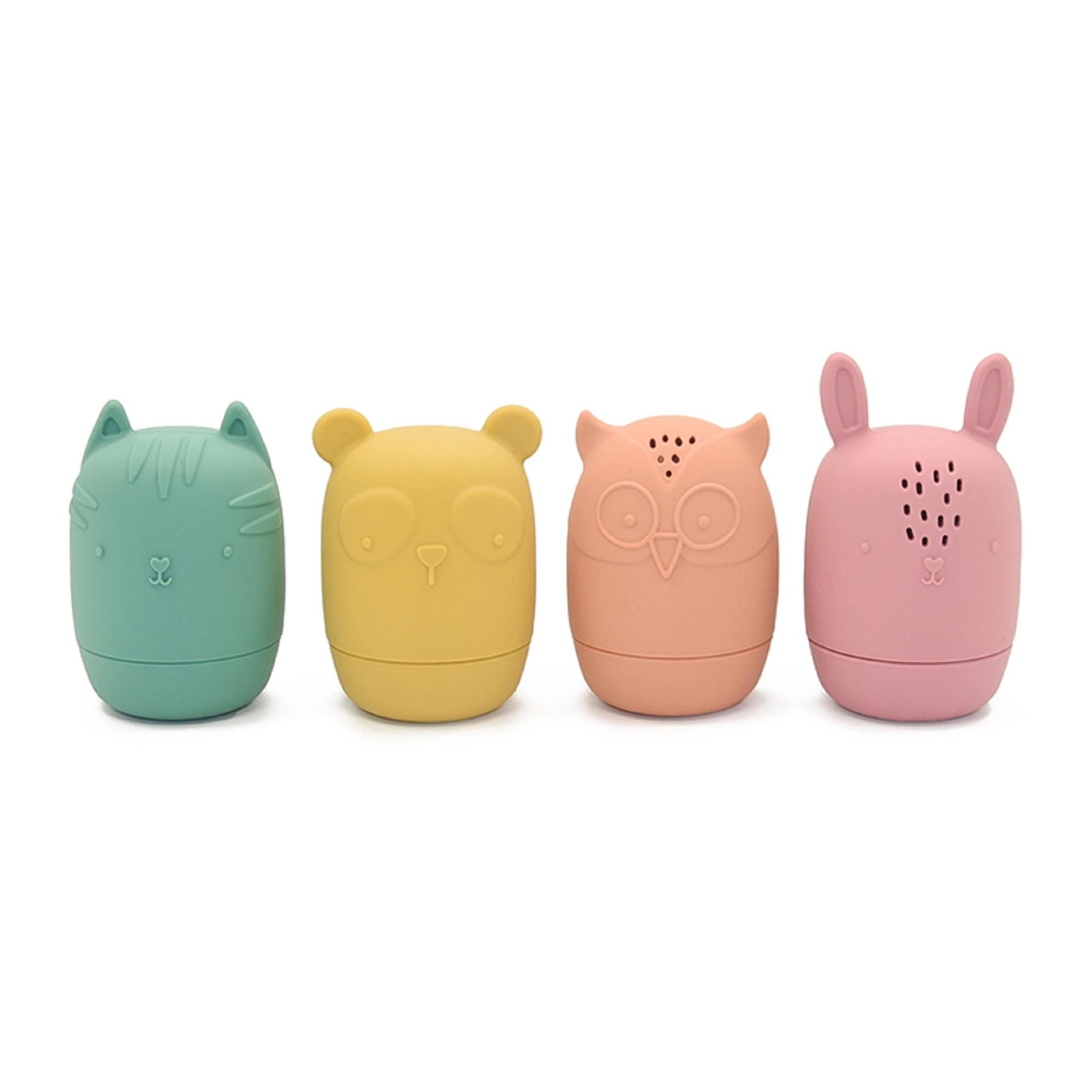 Playette Silicone Animal Bath Set 4 Piece | Target Australia