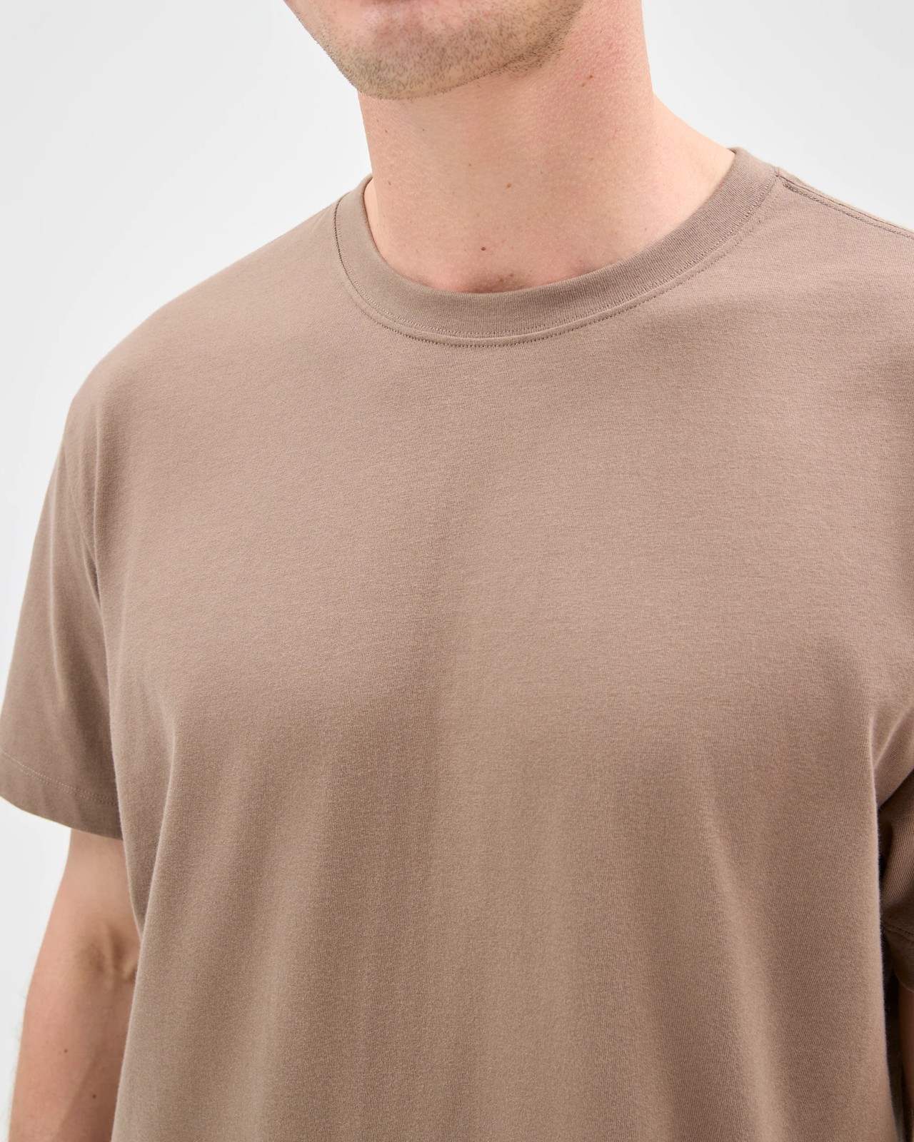 Australian Cotton Curved Hem T-Shirt - Falcon 4 of 6