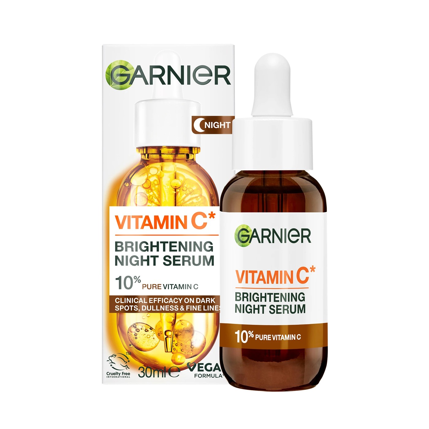 Garnier SkinActive Brightening Night Serum - Vitamin C 2 of 5