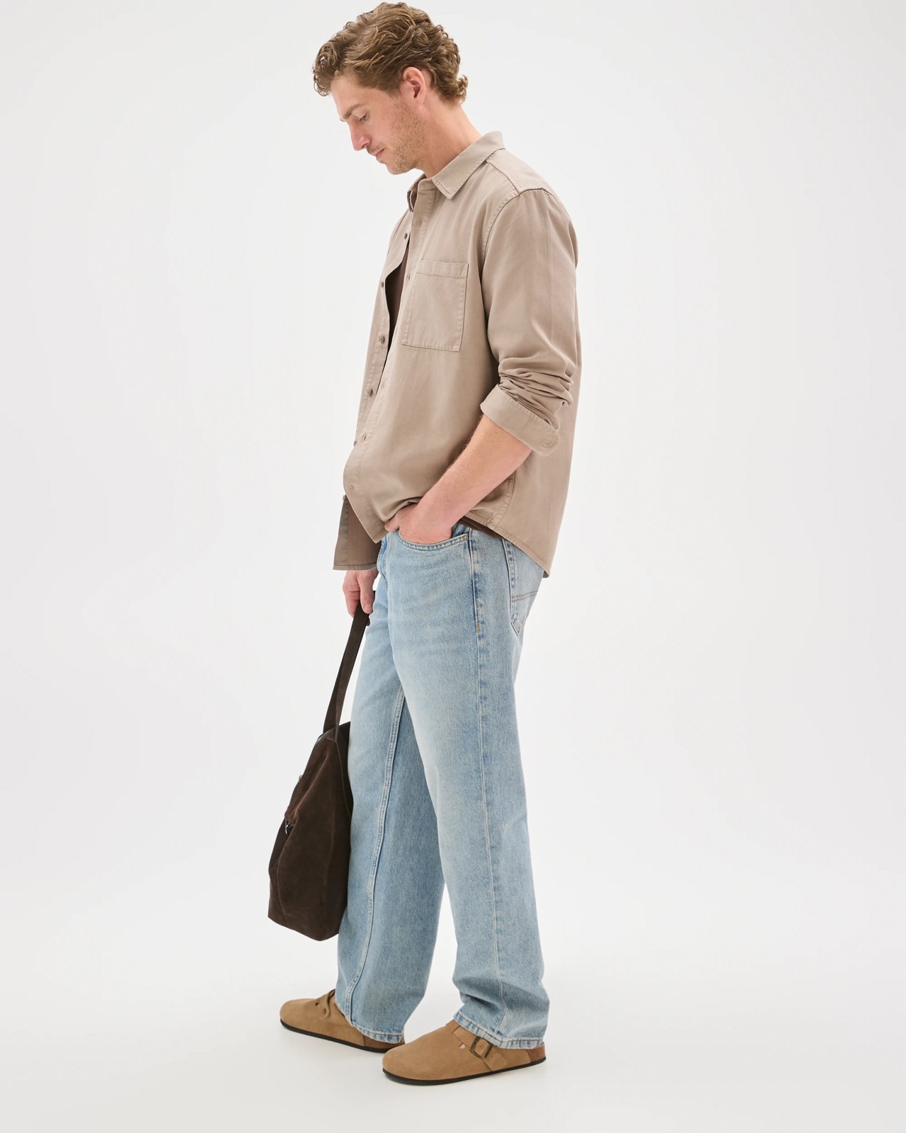 Long Sleeve Washed Shirt - Fallen Rock 6 of 6