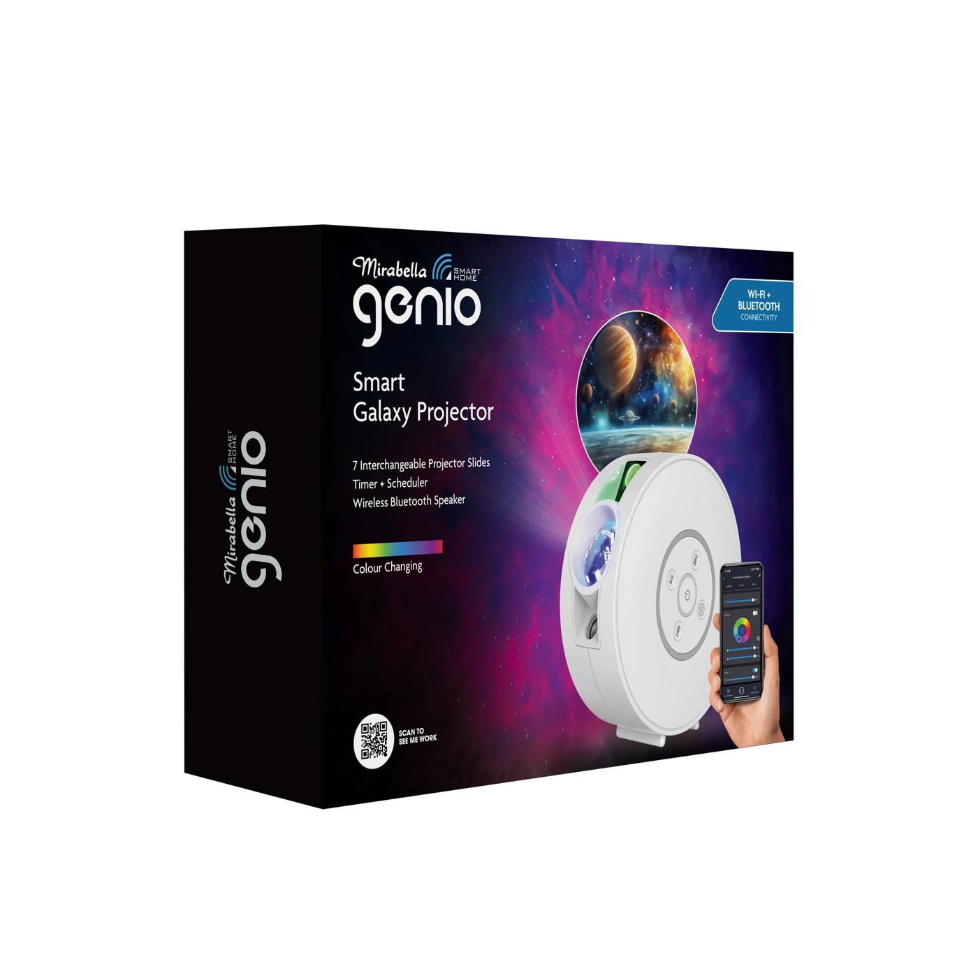 Wi-Fi Nebula & Star Projector - Mirabella Genio 3 of 5