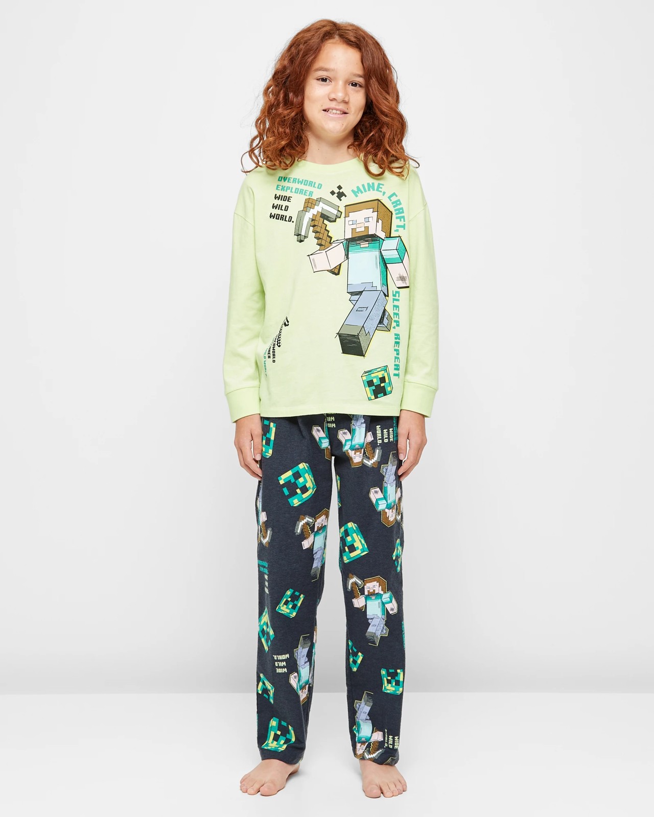 Minecraft Cotton Pyjama Set | Target Australia