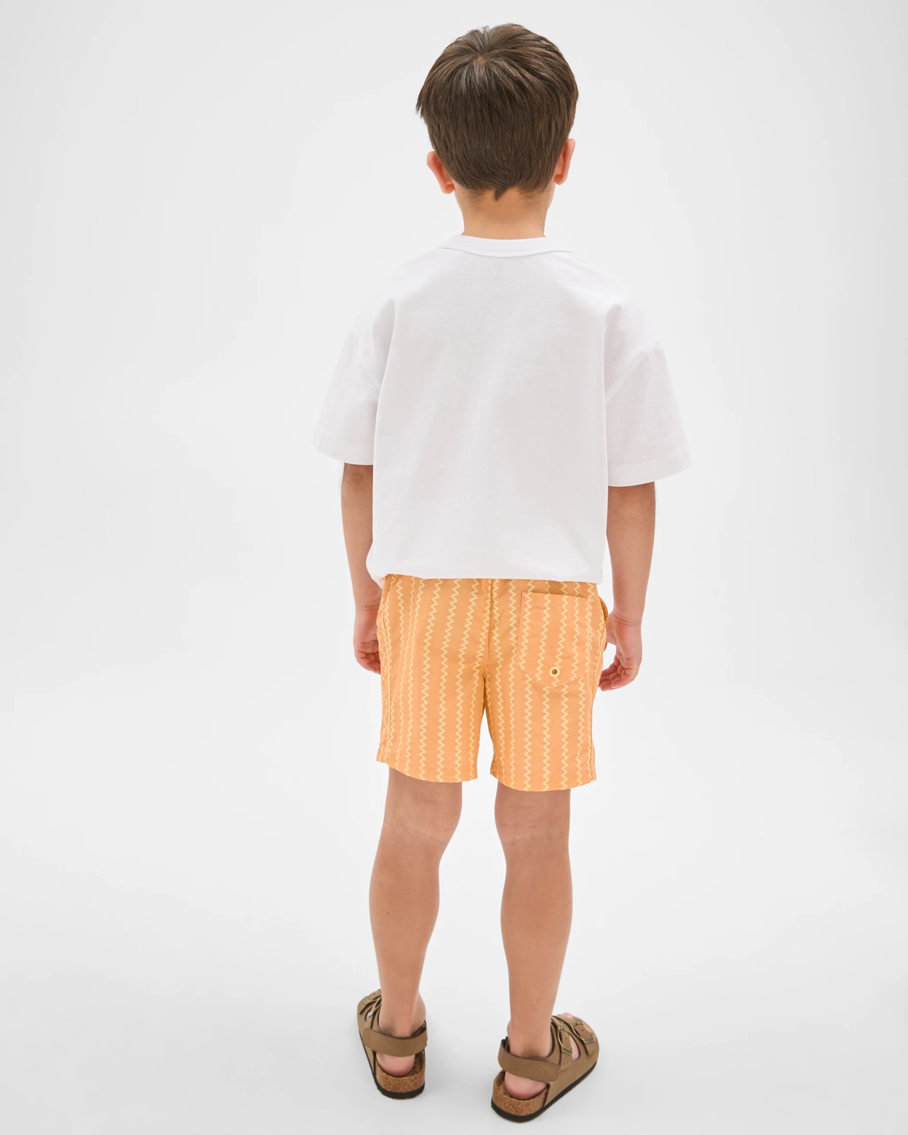 Panelled Volley Shorts - Orange 4 of 6