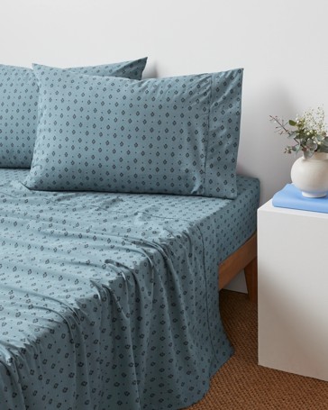 Amelia Australian Cotton Printed Sheet Set