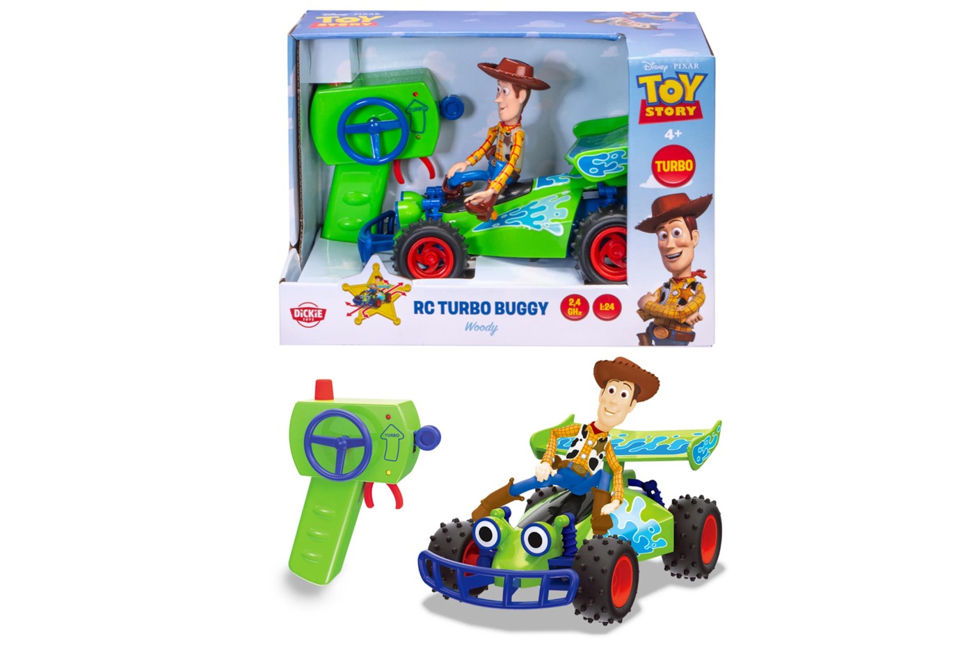 Toy Story Remote Control Buggy With Woody/Buzz - Assorted 2 of 6