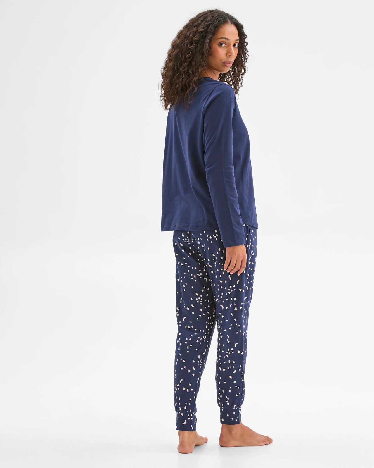 Australian Cotton Long Sleeve Slogan Sleep T-Shirt - Clouds 6 of 6