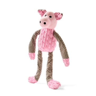 Pet Plush Floppy Knots, Pig - Anko
