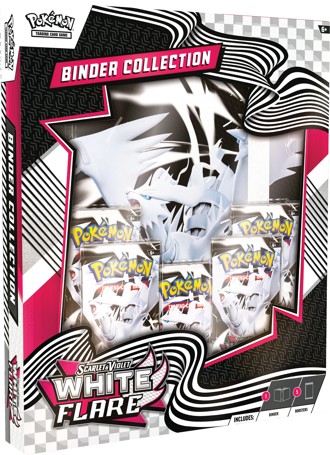 Pokemon TCG:  Scarlet & Violet - White Flare Binder Collection - Assorted