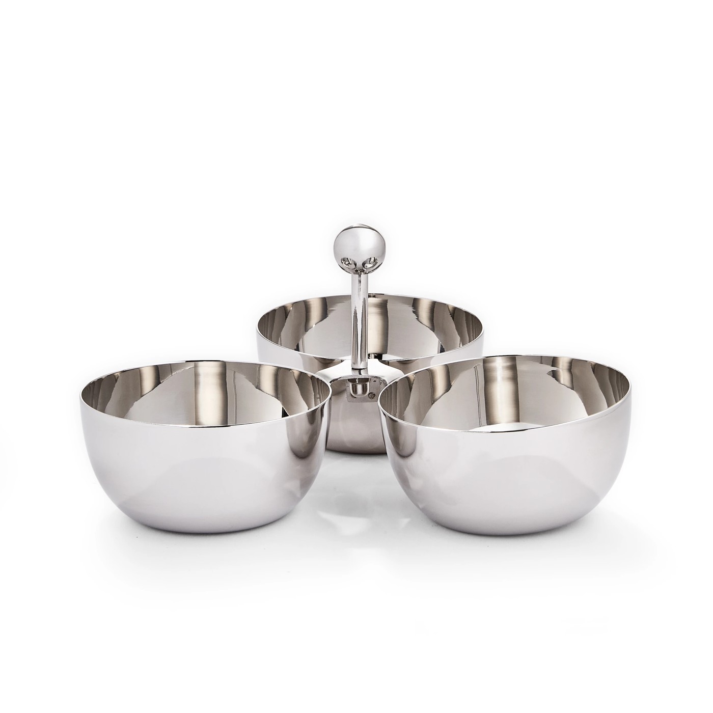 Anko Chrome Serving Bowl Trio 2 of 5