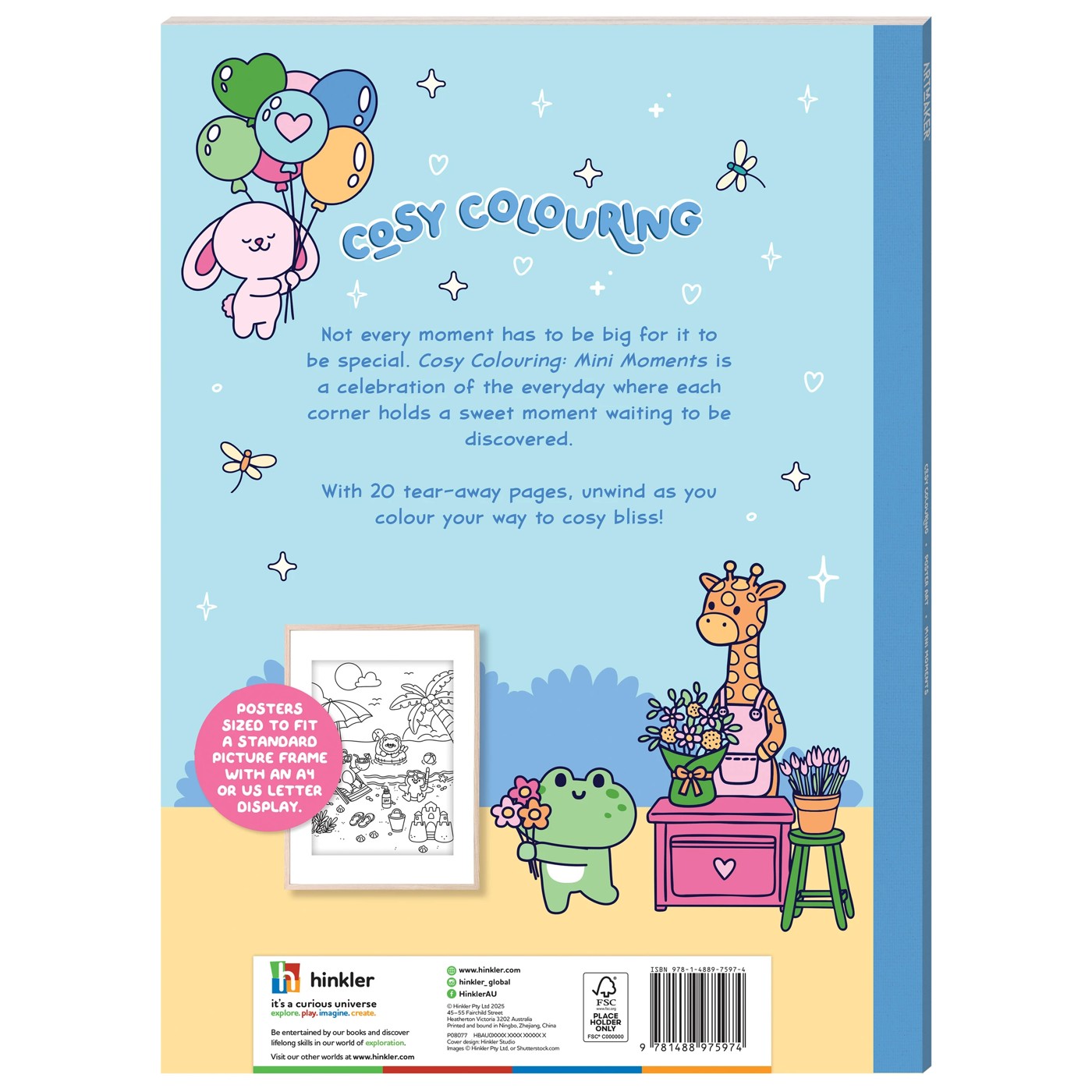 Cosy Colouring: Mini Moments Poster Art - Book 2 of 4