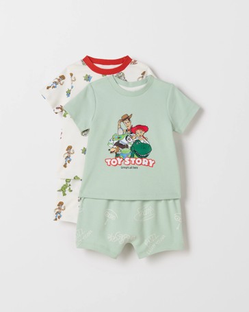 Disney Organic Cotton 2 Pack Baby Pyjama Set