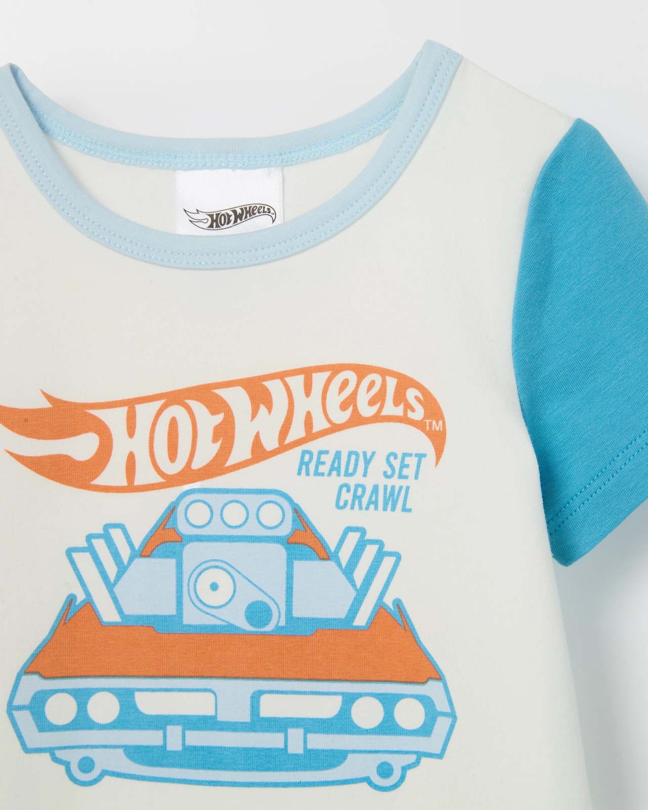 Hot Wheels Organic Cotton Baby Bodysuit 2 of 2