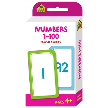 Numbers 1-100 Flash Cards