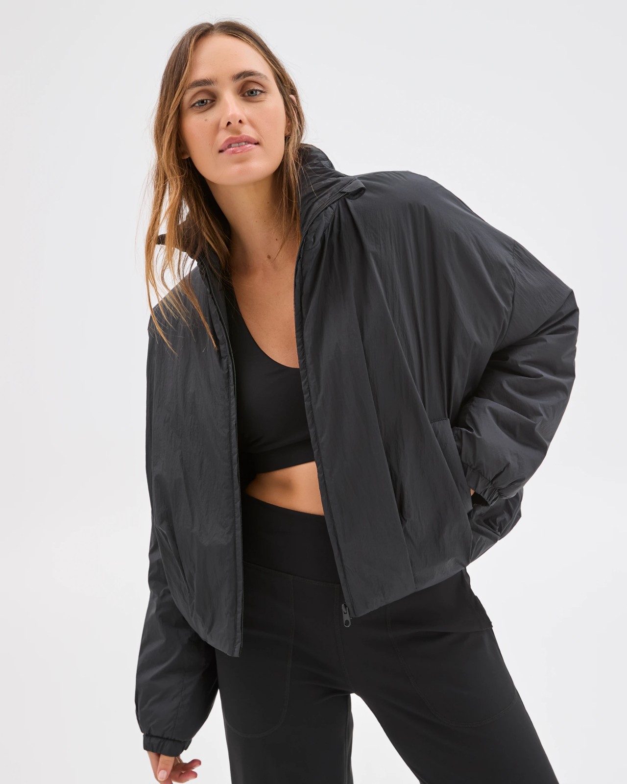 Active Insulated Padded Jacket  - Black 5 of 6