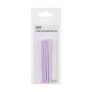 Silicone Lash and Brow Spoolie Set, Purple - OXX Cosmetics product image