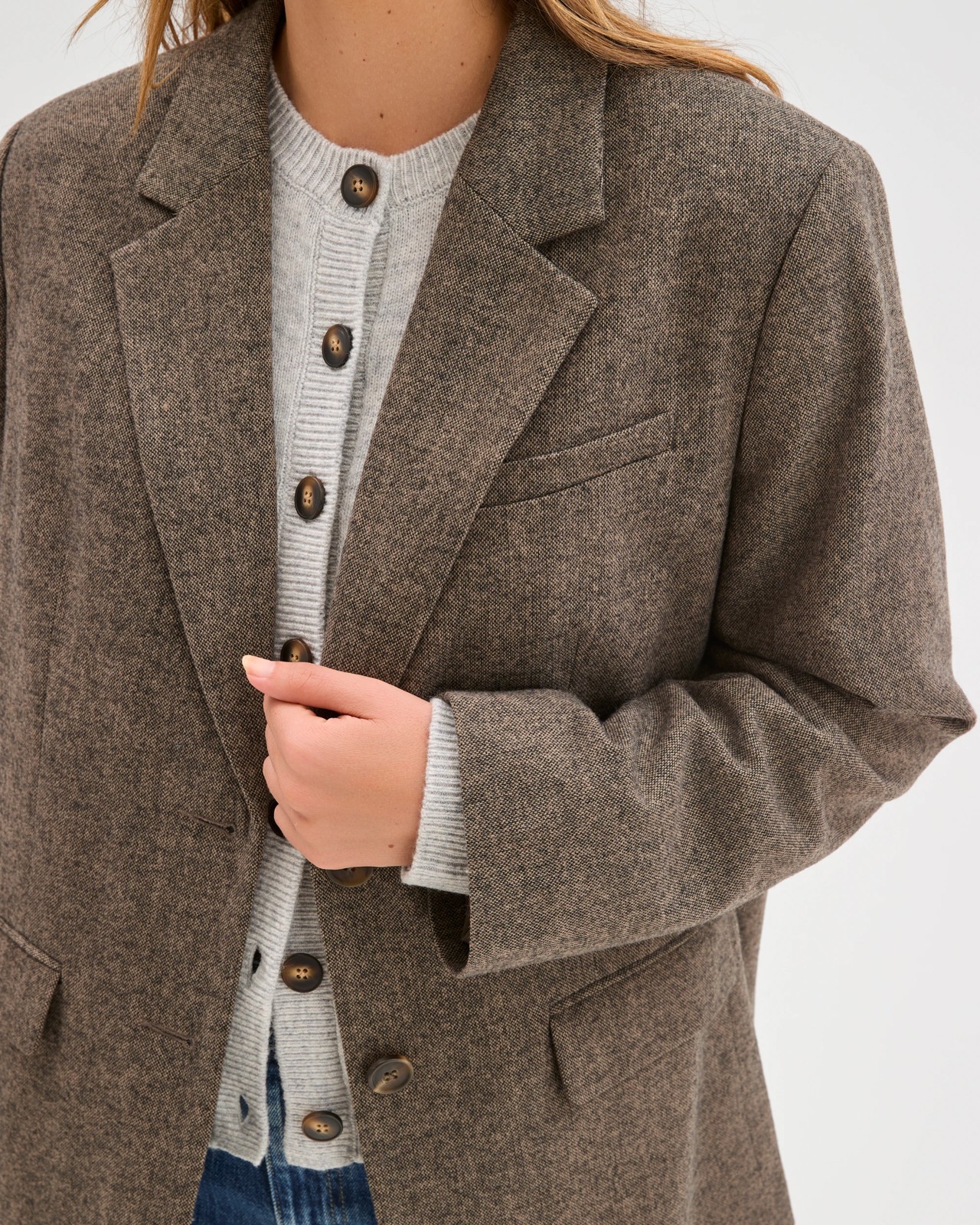 Oversized Tweed Blazer 5 of 5