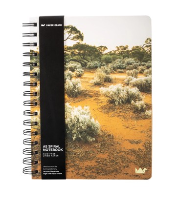 Paper Crane Urban A5 Spiral Notebook Australian Outback
