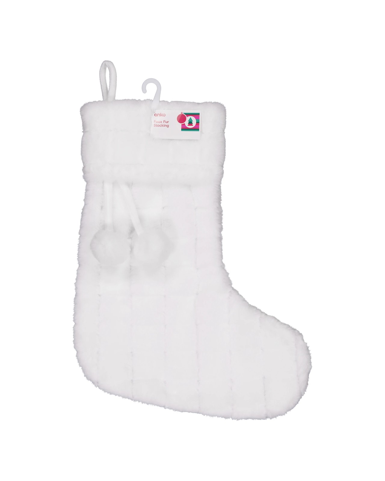 Anko Faux Fur Stocking 4 of 6