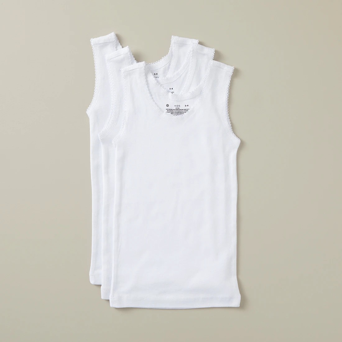 3 Pack Organic Cotton Singlets 5 of 6
