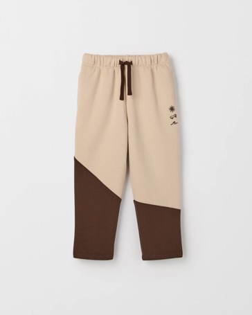 Australian Cotton Blend Splice Sporty Trackpants