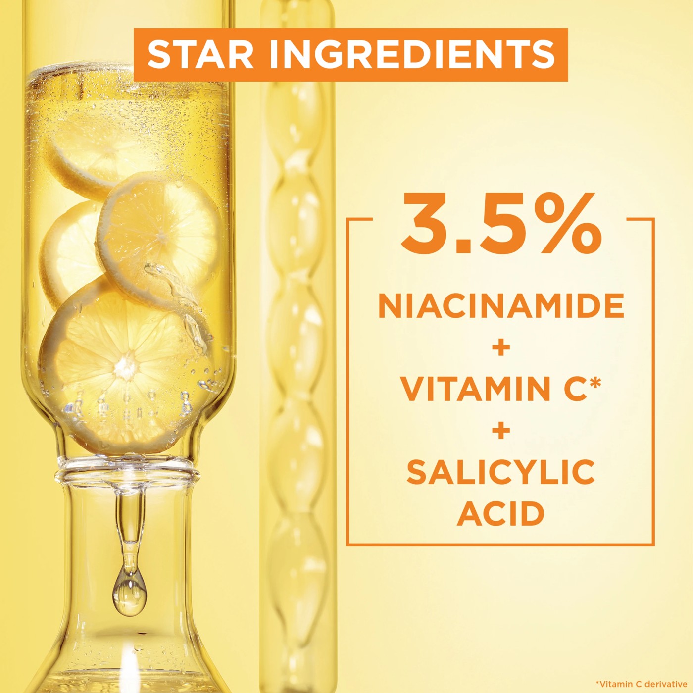 New Garnier SkinActive Brightening Serum - 3.5% Vitamin C, Niacinamide & Salicylic Acid 5 of 5