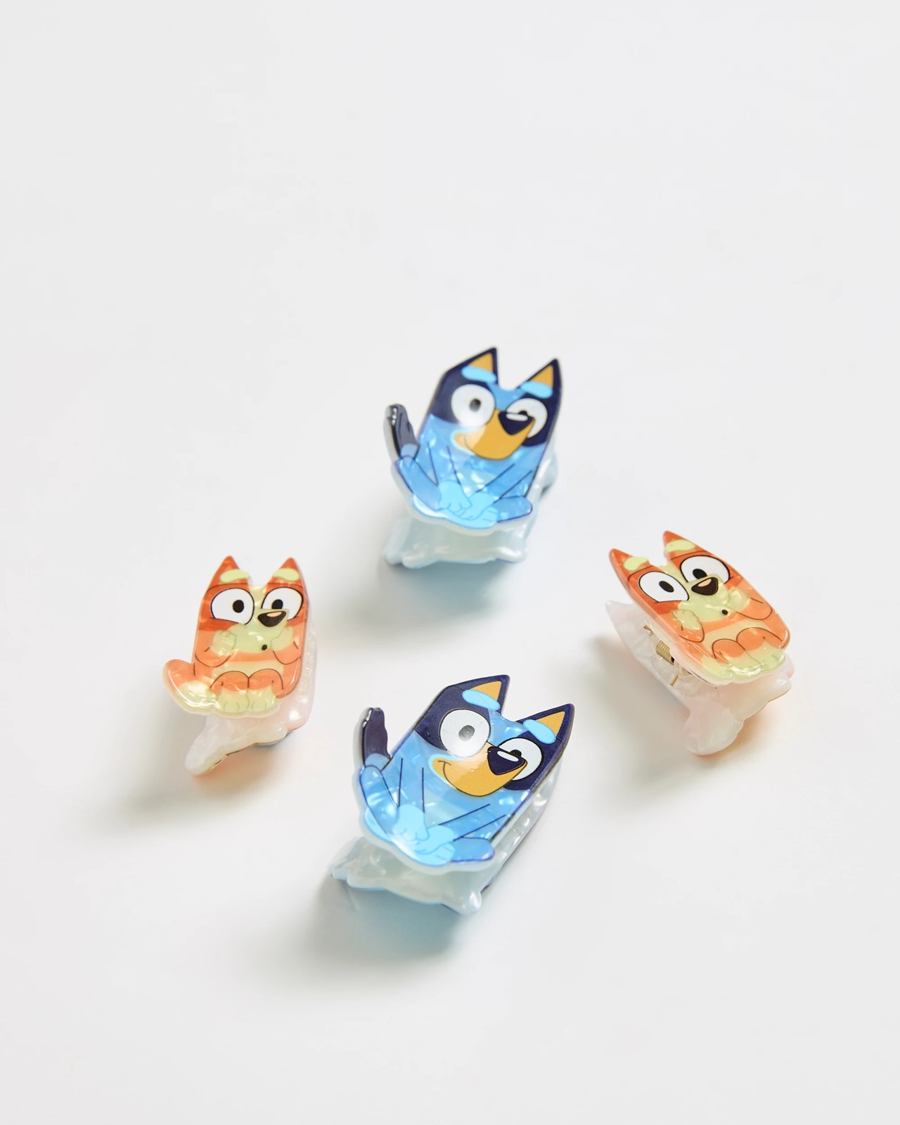 Licensed Bluey & Bingo 4 Pack Mini Claw Clips 2 of 3