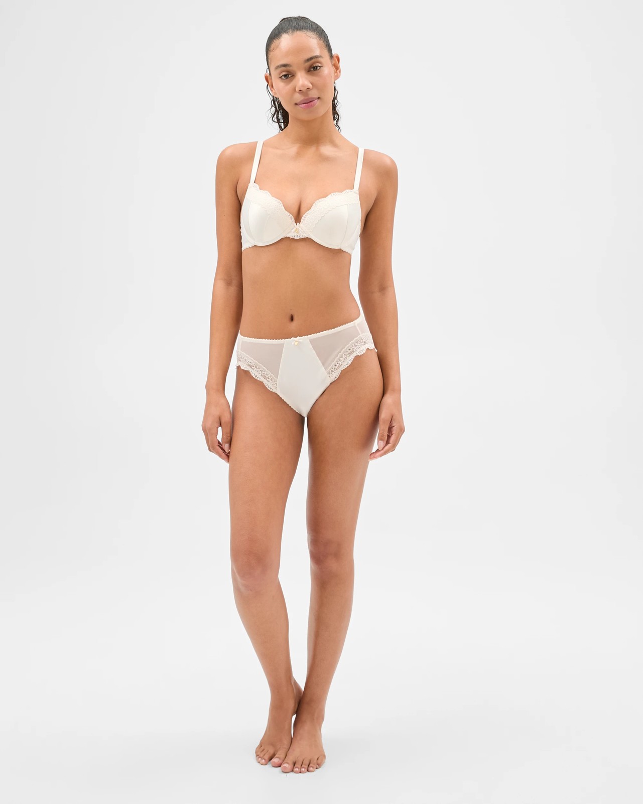 Wren Co-Ord High Cut Briefs - Gardenia 2 of 6