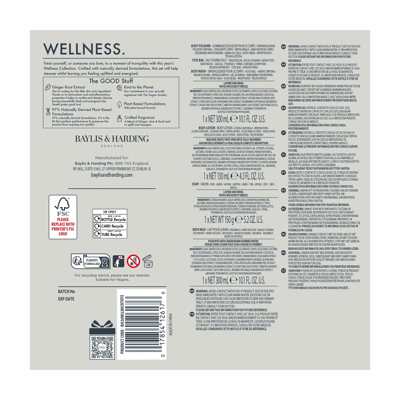 Baylis & Harding Wellness Tote of Treats Kit 2 of 4