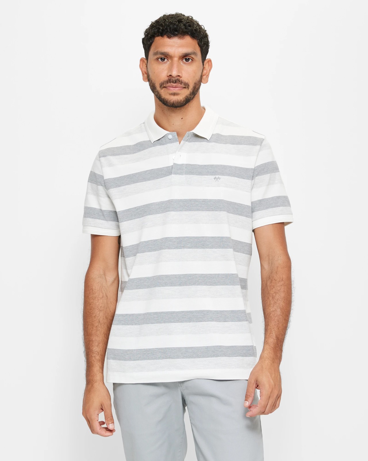 Striped polo outlet