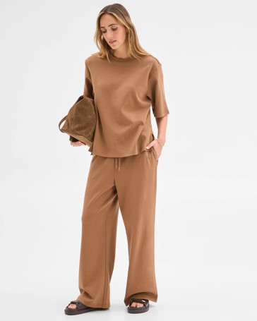 Australian Cotton Blend Oversized Interlock T-Shirt