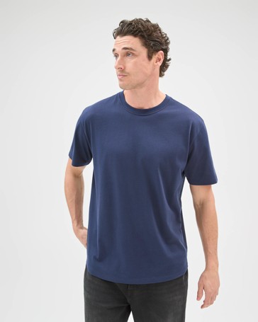 Australian Cotton Curved Hem T-Shirt
