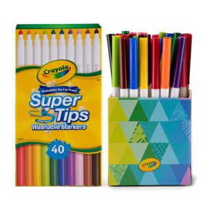 40 Pack Crayola Washable SuperTips Markers SharePack product image