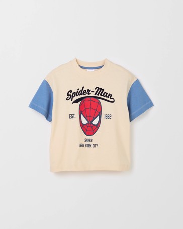 Marvel Spider-Man Australian Cotton Spliced T-Shirt