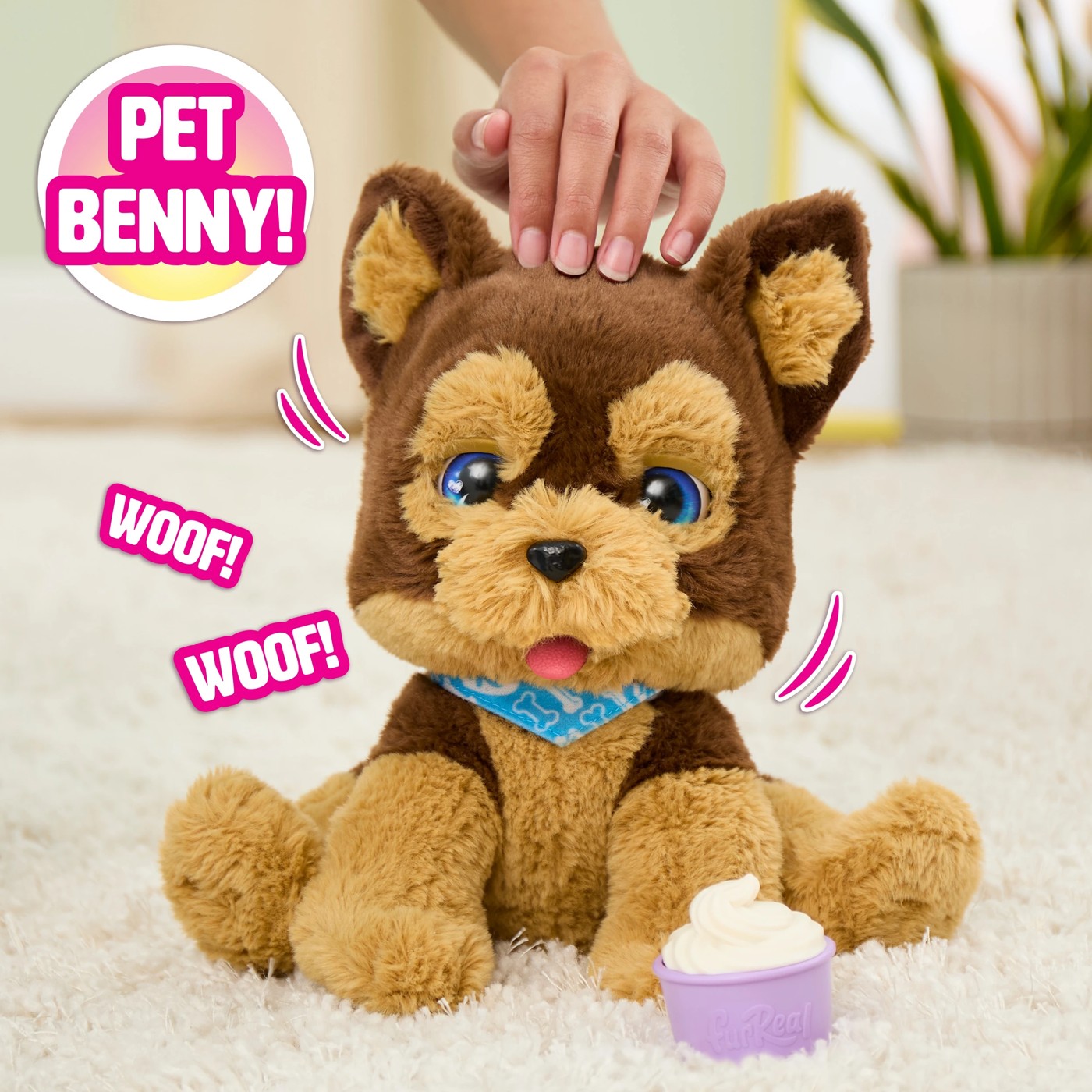 furReal Benny Kiss and Cuddle Pup Plush Toy 4 of 5