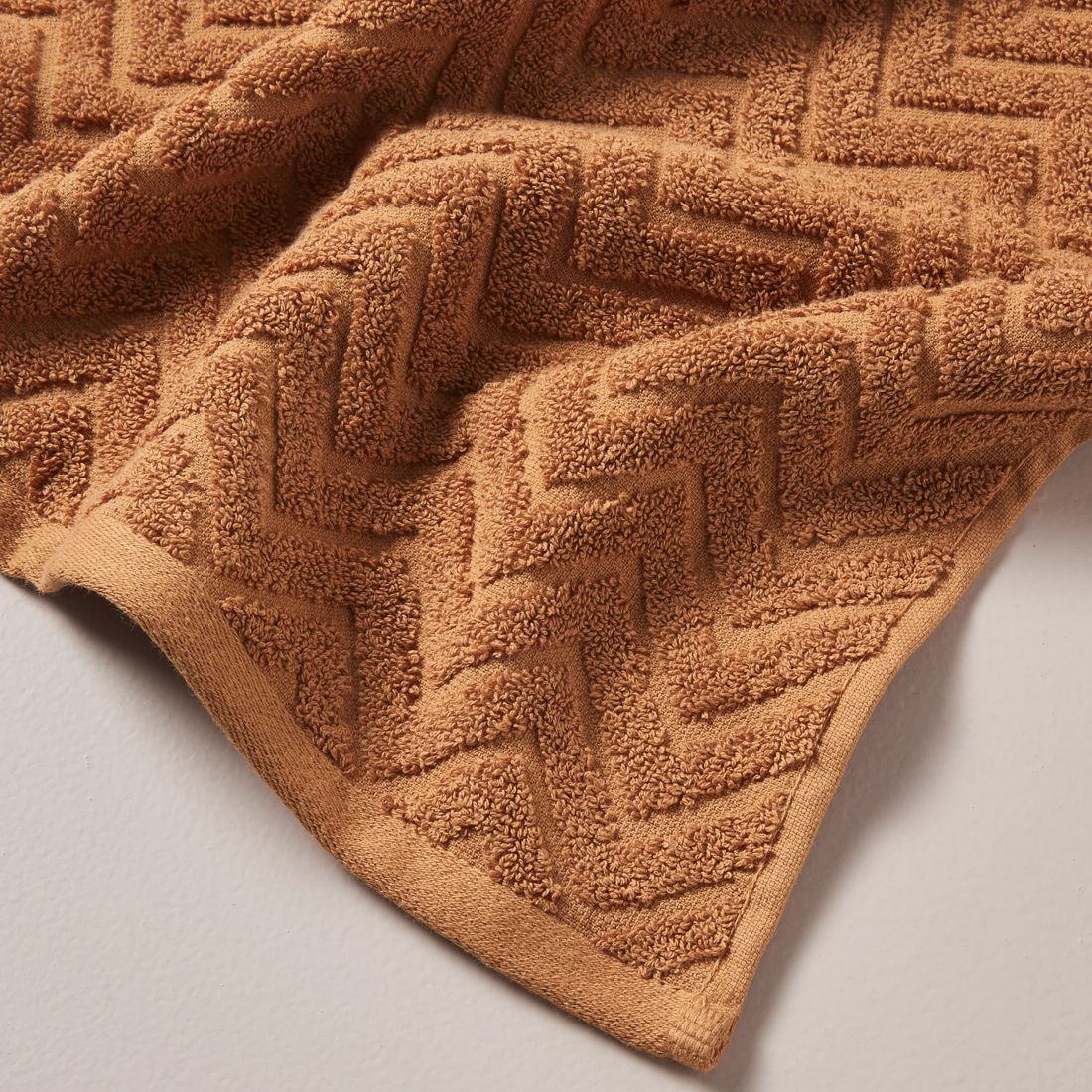 Chevron Hand Towel Almond Target Australia