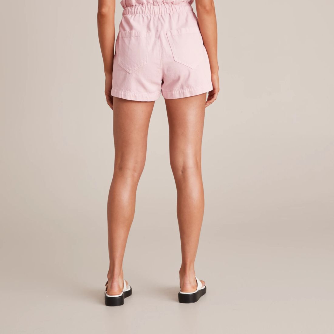 Lily Loves High Rise Paperbag Denim Shorts Target Australia