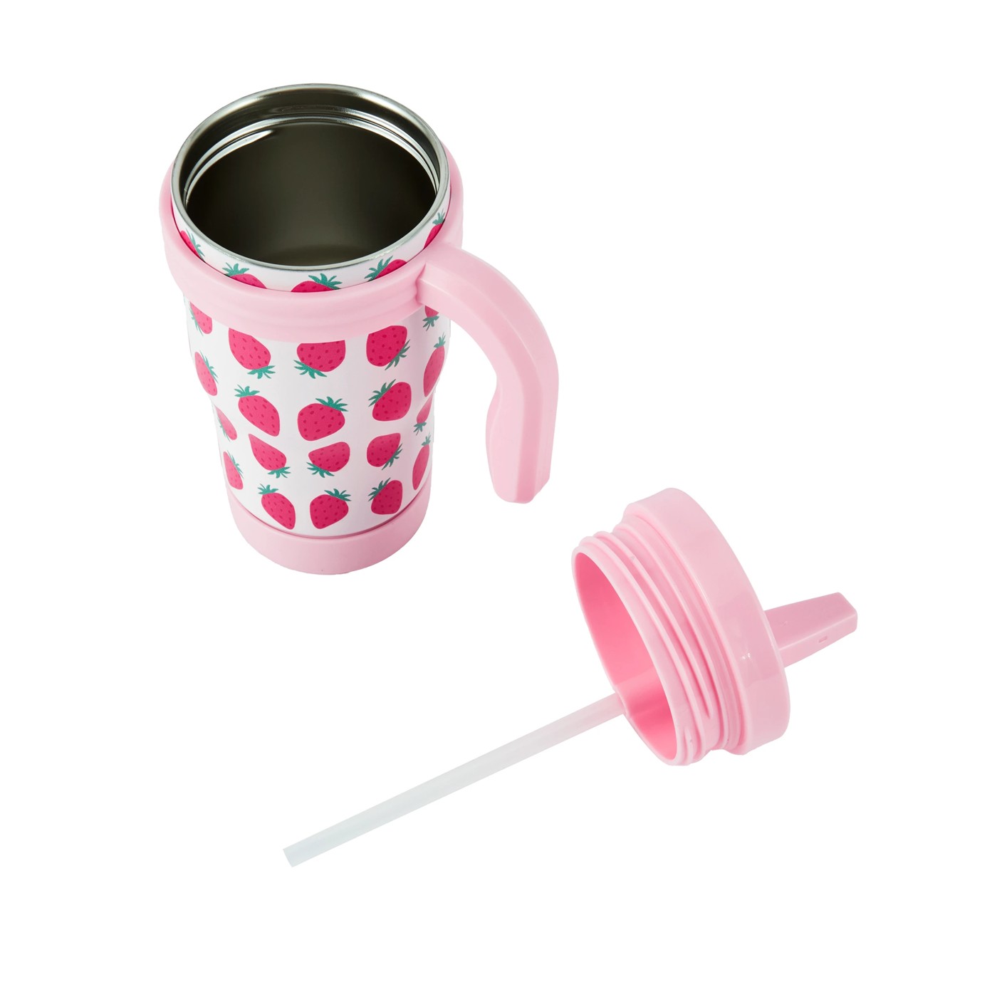 380ml Strawberry Tumbler with Handle - Anko 4 of 5