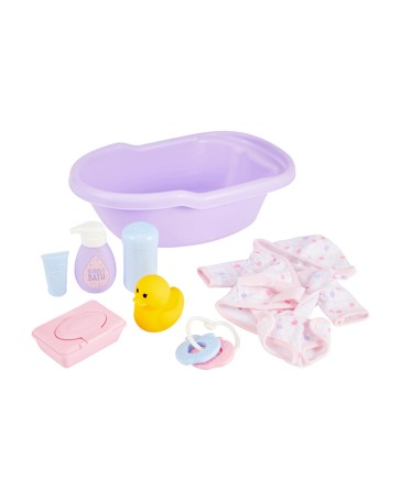 9 Piece Doll Bathtub Set