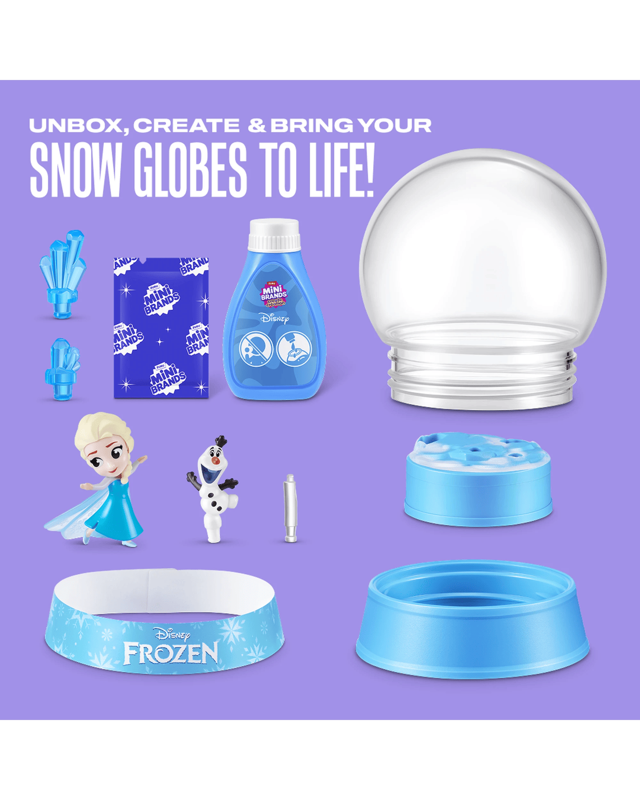 ZURU Mini Brands Create Disney Snow Globe Series 1 Capsule - Assorted 4 of 5