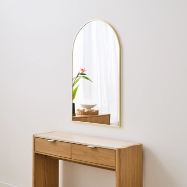Anko Gold Look Arch Mirror - 95cm x 60cm