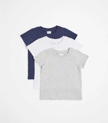 3 Pack Baby Organic Cotton T-shirts