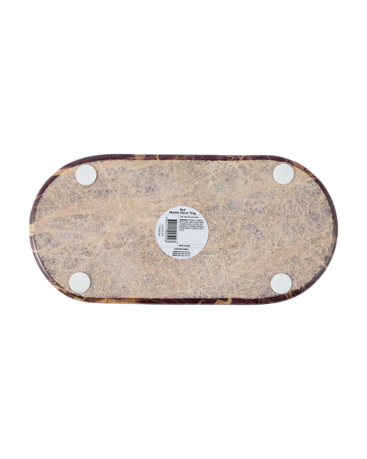 Anko Red Marble Decor Tray 5 of 5