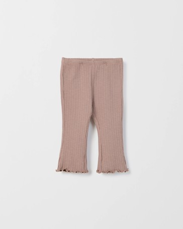 Baby Flare Leg Ribbed Leggings