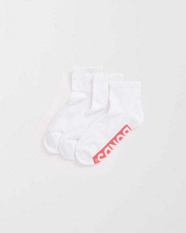 Women's Cotton Blend Cushioned Quarter Crew Socks 3 Pack - Bonds