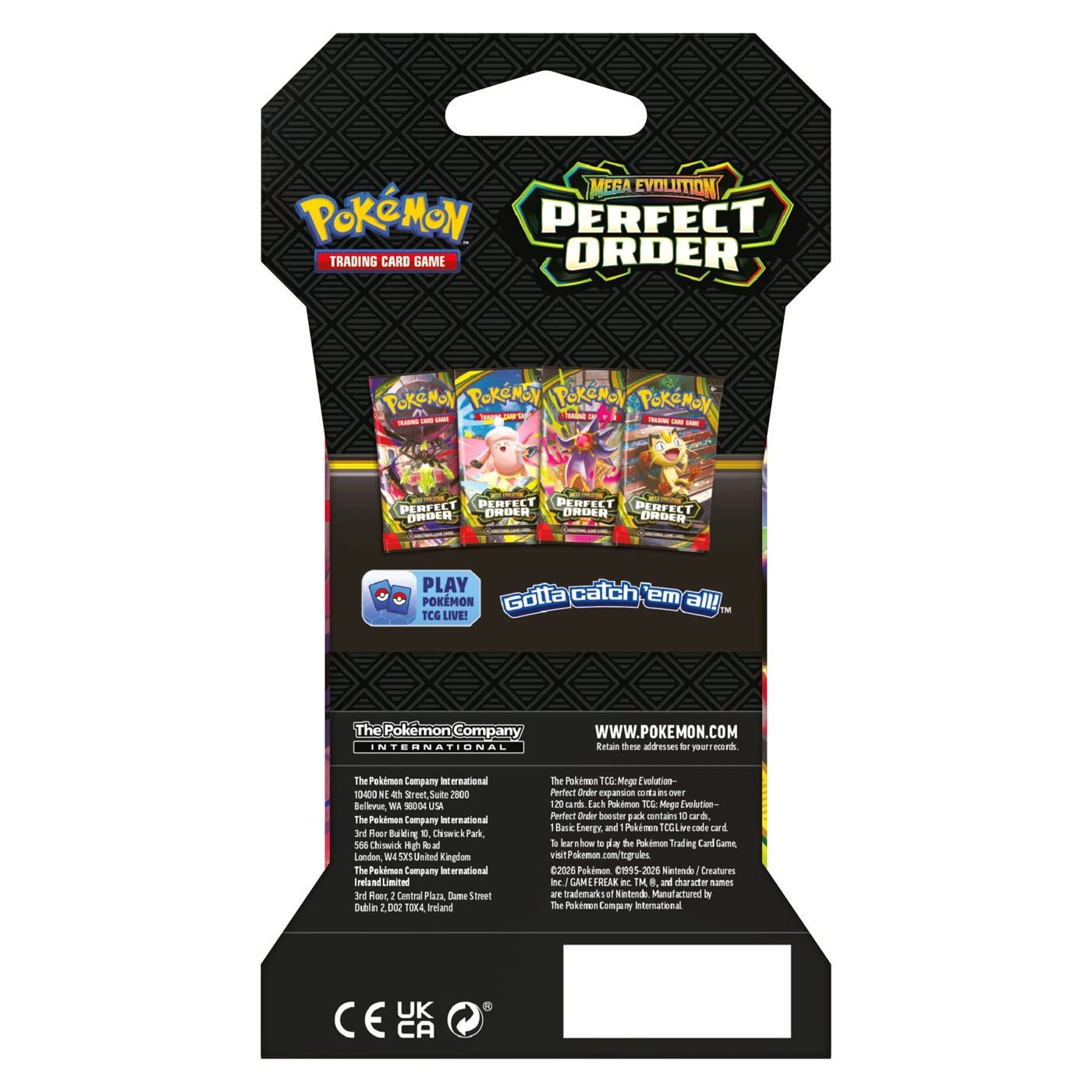 Pokemon TCG: Mega Evolution—Perfect Order Blister - Assorted 6 of 6