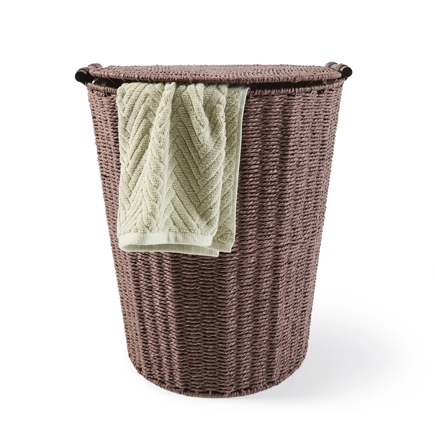 Anko Paper Rope Laundry Hamper - Brown 2 of 5